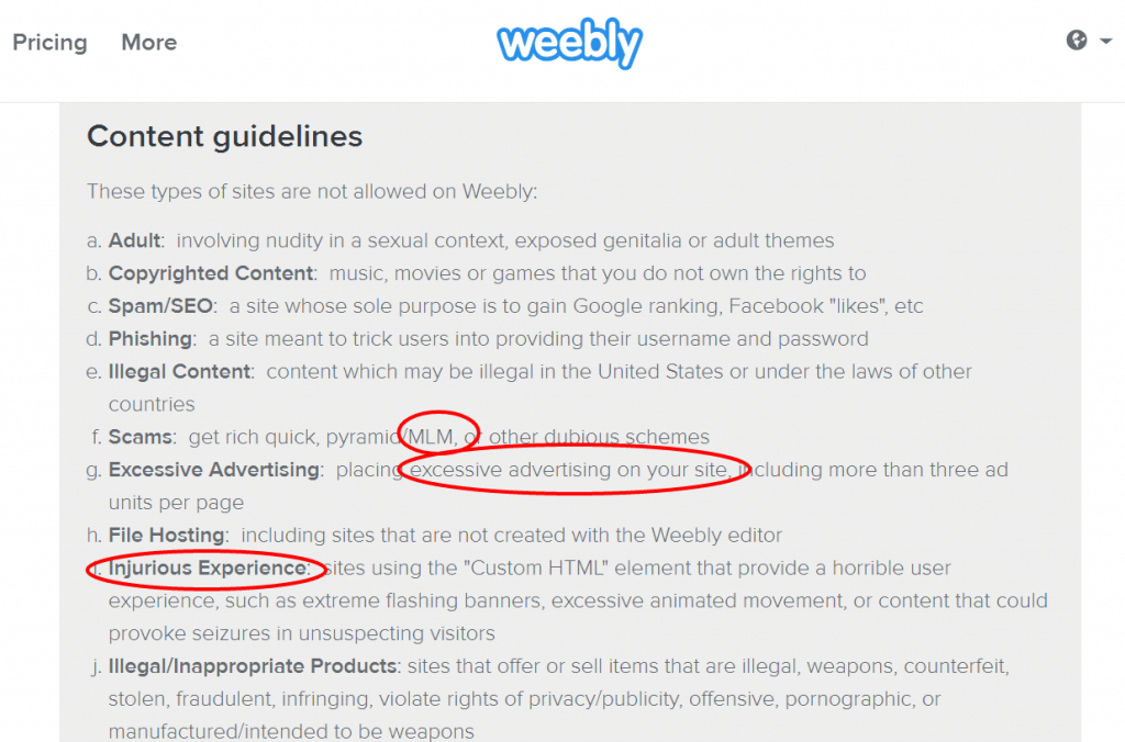 weebly-terms-of-use