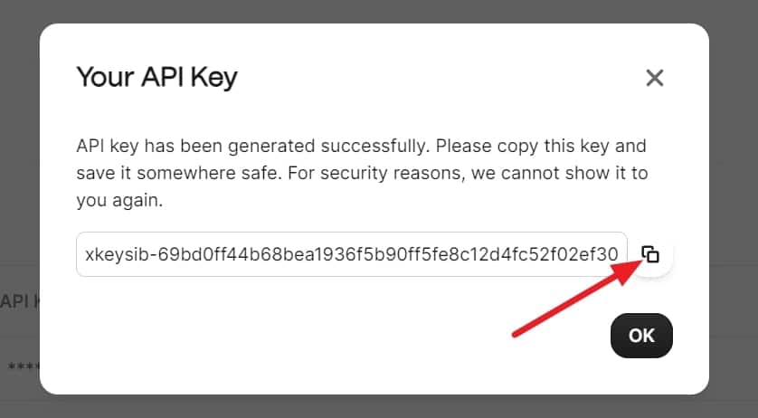 Brevo API key